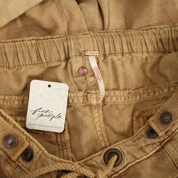 Free People Frankie Washed Shorts Low-Waisted Cargo Lightweight Casual M 284069 - Picture 11 of 11